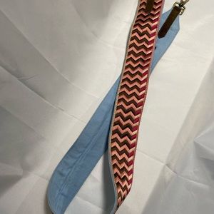 Anthropology patterned shoulder strap